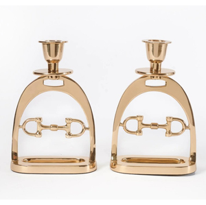 Ensemble de 3 bougeoirs en métal de luxe moderne, élégants, plaqués nickel, pour une décoration élégante de la maison et des mariages - Product Image 6