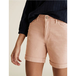 100% Original coton femmes Denim Shorts séchage rapide confortable Denim Shorts plaine taille haute décontracté à la mode femmes Denim Shorts - Product Image 5