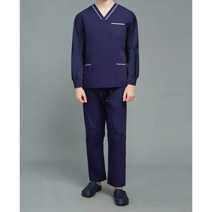 La mejor calidad Unisex Enfermería Scrubs Hospital Trajes de verano Quirúrgico Scrub Sets Plus Size Uniforme para el personal de los médicos - Product Image 6