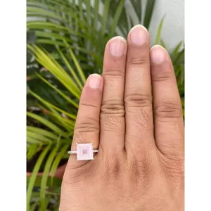 925 Silver Rose <b>Quartz</b> Crystal <b>Ring</b> - Product Image 5