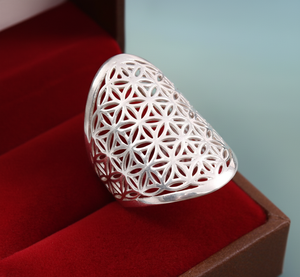 Anillo de plata de ley 925 con diseño de mandala, regalo de cumpleaños y aniversario - Product Image 2