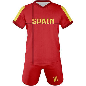 Conjunto de camisetas de fútbol para niños, kits de fútbol para hombres y adultos, uniformes personalizados, camisetas de entrenamiento de fútbol y traje corto de poliéster - Product Image 3