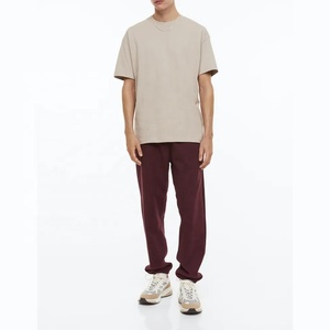 T-shirt d'été à manches courtes pour hommes, 100% coton, doux, personnalisé, respirant, impression de logo personnalisé - Product Image 4