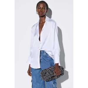 Camisa Casual de Manga Larga con Cuello Redondo y Botones, con Logotipo Frontal, 100% Algodón - Product Image 2