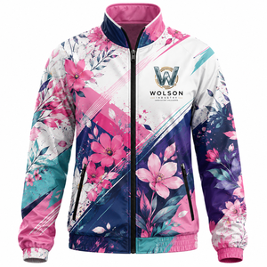 Chaqueta Deportiva Ligera de Poliéster Sublimado, Unisex, Manga Larga, Transpirable, con Estampado Personalizado, para Entrenamiento Físico, Running y Actividades al Aire Libre - Product Image 1