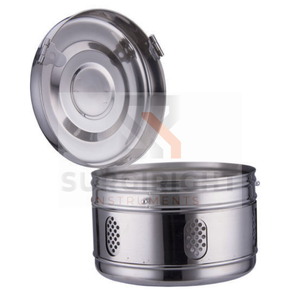 Tambor de acero inoxidable de alta calidad para instrumentos quirúrgicos manuales, esterilización médica por instrumento SurgiRight - Product Image 1