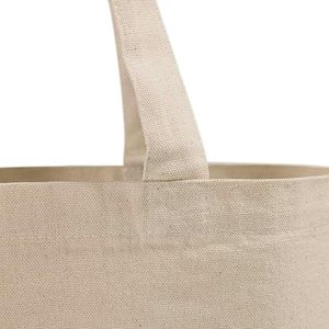 Bolsa de Compras Reutilizable de Lona de Algodón Reciclado Ecológica con Logotipo Personalizado - Product Image 4
