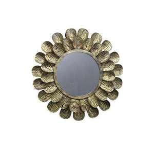 Espejo de pared con diseño metálico sólido para decoración de sala de estar, espejo de pared para baño, sala de estar lavabo para, espejo de pared de uso superior - Product Image 3