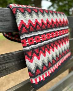 Couverture de selle occidentale en laine fabriquée à la main de qualité supérieure, douce et confortable, idéale pour le rodéo, le spectacle équestre, le travail au ranch - Product Image 2