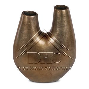 Florero de aluminio de metal negro de estilo moderno para el hogar, espacios habitables, Navidad y decoración de bodas - Product Image 6