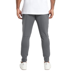Performance Skinny <b>Jogger</b> Pants for Men Polyester Spandex <b>Slim</b> Fit Training Gym Running Track Pants Custom OEM Private Label - Product Image 3