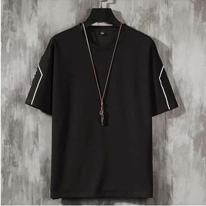 Vêtements de sport décontractés deux pièces pour hommes, grande taille, imprimés, avec logo personnalisé, 100% coton, respirants, séchage rapide, haute qualité, été - Product Image 4