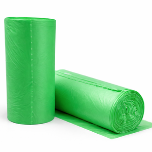 ถุงขยะสีเขียวแบบเปิดด้านบน รีไซเคิลได้ ผลิตจากวัสดุ HDPE/LDPE/PP สำหรับใช้ในอุตสาหกรรมและครัวเรือน - Product Image 5