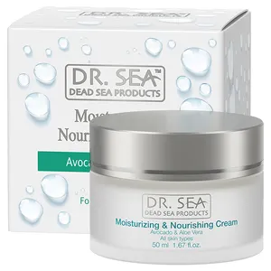 Moisturizing & Nourishing Face Cream - Avocado & Aloe Vera - by Dr. Sea - Dead Sea Products - Free Samples - Fast Delivery