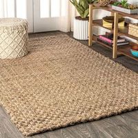 Tapis tissés à la main en fibre naturelle pour chambre à coucher salle à manger salon couloir bureau entrée