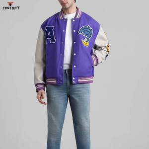2025 fabricant personnalisé de haute qualité Vintage hiver et automne hommes Baseball Letterman College Baseball veste pour hommes - Product Image 4