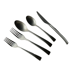 Meilleures ventes Ensemble de couverts en métal de luxe à bas prix pour restaurant hôtel de mariage avec logo personnalisé - Product Image 1