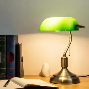 Lámpara de Mesa Retro Olivin, Diseño Moderno Escandinavo, Cuerpo de Cerámica y Vidrio, Pantalla de Hierro y Piedra, LED 5V DC para Dormitorios, Estudio y Lectura - Product Image 6