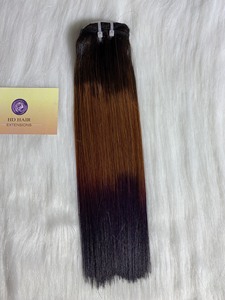 Barato 100 cabello humano hueso recto extensión del paquete crudo indio Remy Natural vendedor DHL estilo superior Color ondulado doble peso - Product Image 5