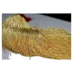 Alambre francés de calidad superior, 1MM, acabado mate, plata, oro, joyería roja, alta tenacidad para la fabricación de bordados, broche de moda - Product Image 6