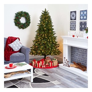 Arbre de Noël Livraison Rapide Fête Décorations Pour La Maison 210CM Arbre Vert Auto-ouvert PE Mixte PVC Arbre De Noël Artificiel - Product Image 5