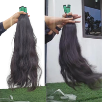 Extensiones de Cabello Humano Virgen Remy Natural de Indonesia de Primera Calidad, Sin Enredos, Alineadas con la Cutícula, Lisas, de 8 a 30 Pulgadas