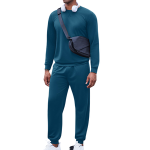 Nouveau design de survêtement Streetwear respirant à manches longues pour hommes avec impression personnalisée et motif solide pour l'hiver - Product Image 6