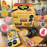 Groothandel Halal BRC Kosher Panda Jelly Popping Candy Op Maat Gemaakte Fruit Smaak DIY Novelty Voedselvormige Zachte Pudding Suiker