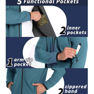 Men's Warm Lightweight Softshell Jacket with Smooth Exterior Breathable Eco-Friendly Winter Outdoor Jacket Front Logo - Product Image 2