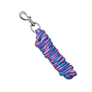 <b>Braided</b> Soft Poly Lead Rope Horses Equestrian Lead Line Secure Snap Hook 8ft <b>Long</b> Heavy Duty Polypropylene Rope Horse Training - Product Image 5