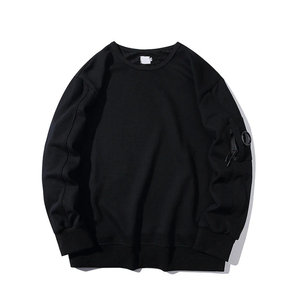 Nueva llegada ropa informal personalizada marca privada hombres sudaderas manga larga equipo liso nuevo estilo hombres sudadera - Product Image 6