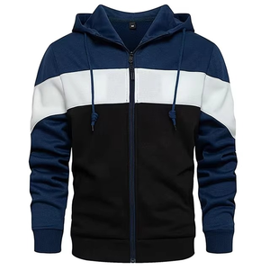 New Design Custom Solid <b>Yarn</b> Dyed <b>100</b>% Cotton Zipper Hoodies with High Quality Panel Design Fashionable Streetwear Style - Product Image 1