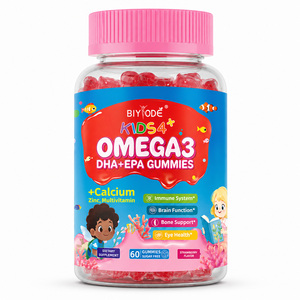 Multivitamines en Gommes BIYODE pour Enfants : Soutien de la Santé Oculaire, Osseuse et Cérébrale (DHA, EPA, Oméga-3) - Product Image 1