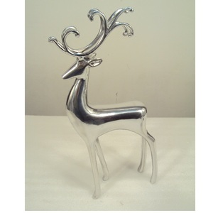 Ornement en aluminium décoratif de Noël de renne pour l'article décoratif supérieur de Tableau de festival de Noël de salon à la maison - Product Image 1