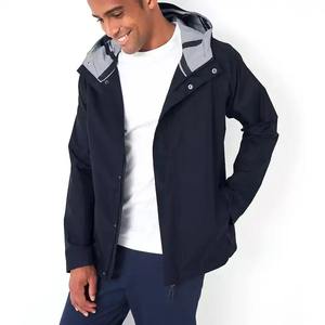 Custom Men's Polyester Reflective <b>Windbreaker</b> Jacket Vintage 2024 Waterproof <b>Windbreaker</b> <b>Beach</b> <b>Windbreaker</b> OEM Serviced - Product Image 3