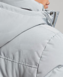 Veste matelassée en duvet pour homme avec capuche manteau d'hiver léger à capuche et compressible veste légère et isolée - Product Image 3