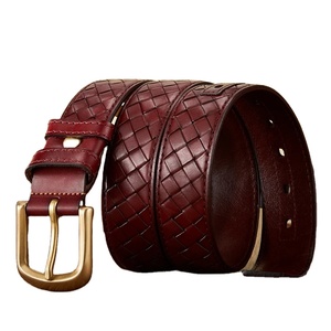 เข็มขัดหรูผู้หญิงเอวกว้าง3.3ซม. สำหรับชุดเดรสและกางเกงยีนส์สไตล์วินเทจพร้อมหัวเข็มขัดสีทอง - Product Image 4