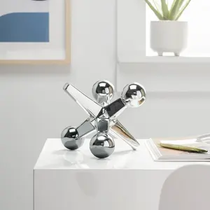 Luxury Metal Animal Showpiece Gold Folded Frame Abstract Sculpture for Dubai Interiors <b>by</b> Zahid Exports Model ZE-3293Y - Product Image 3