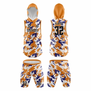 Équipement de football américain personnalisé 7v7 de haute qualité, sans manches, à séchage rapide, respirant, sublimé, en spandex/polyester - Product Image 1