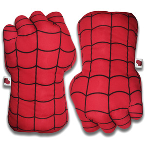 Nouveaux gants en <span class=keywords><strong>peluche</strong></span> vert poing et rouge <span class=keywords><strong>araignée</strong></span>, fabricant de gants de boxe pour enfants, taille <span class=keywords><strong>géante</strong></span> - Product Image 3