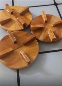 Salvamanteles de madera de primera calidad, soporte para olla caliente, estera de aislamiento térmico, Protector de mesa para cocina, comedor, utensilios de cocina, restaurante, uso decorativo - Product Image 6