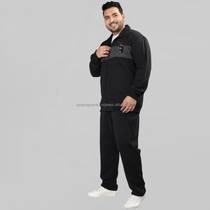 Nardon Apparels Chándales para hombre Trajes de chándal para hombre Conjuntos deportivos atléticos con cremallera completa con gorro con puños - Product Image 2