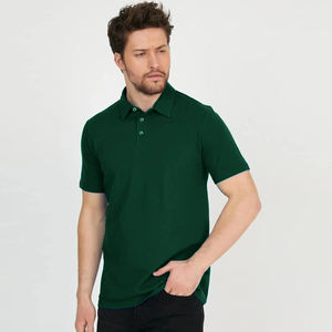 Polo de algodón 100% de lujo para hombre, Polo ajustado y de corte regular de alta calidad, polo con logotipo bordado personalizado, servicio OEM/ODM - Product Image 6