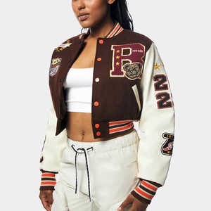 Durable Women Varsity <b>Jacket</b> - Custom Team Logo, Comfortable Fit, and Stylish Design - Product Image 4