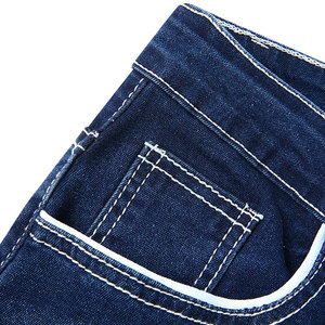 Pantalones Vaqueros de Moda, Jeans de Mezclilla para Hombre, Pantalones de Hombre Elásticos, Azules, de Algodón Transpirable - Product Image 6