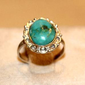 Gran oferta, anillo de piedras preciosas naturales para mujer, Canal Clásico, fiesta personalizada, Plata turquesa, 925, ajuste de bisel de banda, regalo de joyería OEM - Product Image 4