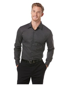 ใหม่ร้อนสบายสลิมฟิตแขนยาวธุรกิจสบายๆพิมพ์ชุดอย่างเป็นทางการเสื้อยอดนิยมผู้ชายกลางแจ้งเดินยิมเสื้อ - Product Image 1