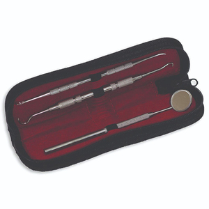 Kit d'examen dentaire 3 pièces en acier inoxydable de classe II, poignée manuelle, certifié CE, personnalisable, prix usine - Product Image 4
