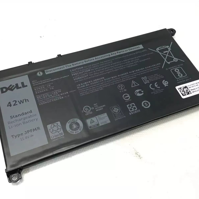 Original New for Chromebook 3100 3400 42Wh 3-Cell Battery 0JPFMR 90 Days Warranty Carton Box
