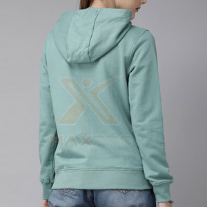 เสื้อฮู้ดซิปแขนยาวแห้งเร็ว คุณภาพสูง สีพื้น สำหรับผู้หญิง - Product Image 2